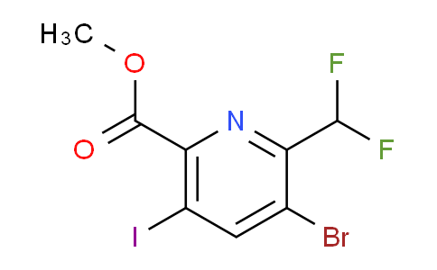 AM123319 | 1806871-29-3 | Methyl 3-bromo-2-(difluoromethyl)-5-iodopyridine-6-carboxylate