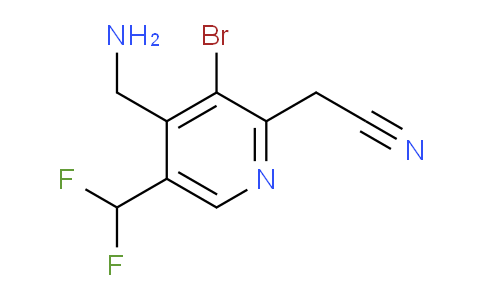 AM123320 | 1804486-90-5 | 4-(Aminomethyl)-3-bromo-5-(difluoromethyl)pyridine-2-acetonitrile