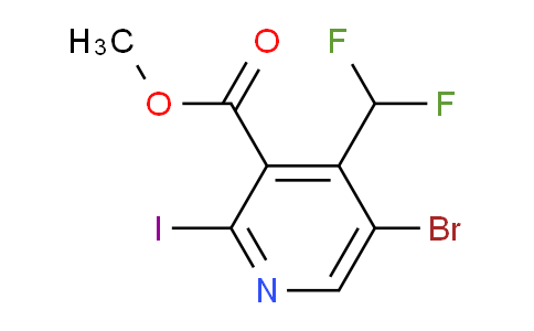 AM123324 | 1805168-42-6 | Methyl 5-bromo-4-(difluoromethyl)-2-iodopyridine-3-carboxylate