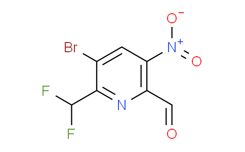AM123333 | 1805443-85-9 | 3-Bromo-2-(difluoromethyl)-5-nitropyridine-6-carboxaldehyde
