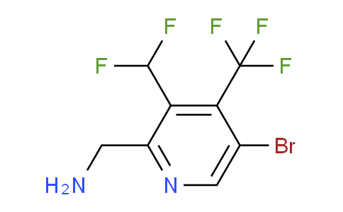 AM123345 | 1804433-74-6 | 2-(Aminomethyl)-5-bromo-3-(difluoromethyl)-4-(trifluoromethyl)pyridine