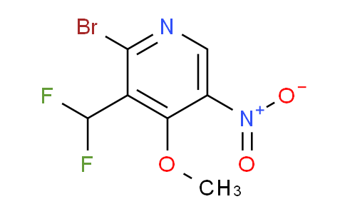 2-Bromo-3-(difluoromethyl)-4-methoxy-5-nitropyridine