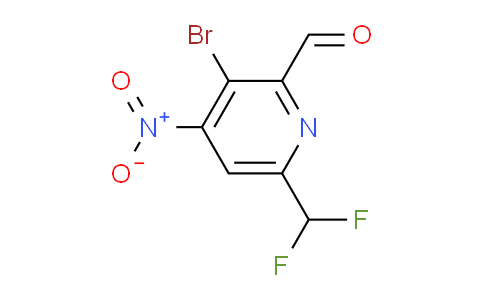 AM123355 | 1805358-79-5 | 3-Bromo-6-(difluoromethyl)-4-nitropyridine-2-carboxaldehyde