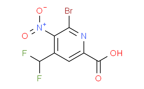 AM123368 | 1805935-19-6 | 2-Bromo-4-(difluoromethyl)-3-nitropyridine-6-carboxylic acid