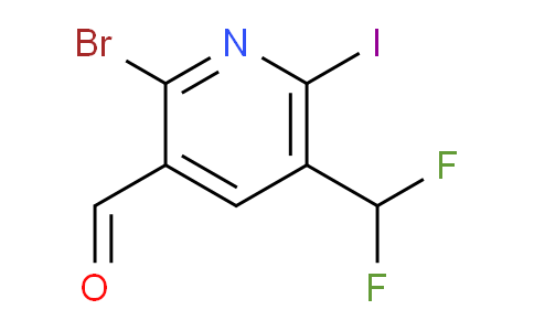 AM123374 | 1804890-50-3 | 2-Bromo-5-(difluoromethyl)-6-iodopyridine-3-carboxaldehyde