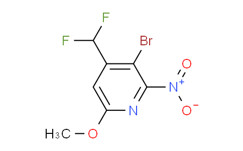 AM123383 | 1807028-71-2 | 3-Bromo-4-(difluoromethyl)-6-methoxy-2-nitropyridine
