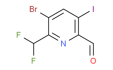 AM123384 | 1806909-43-2 | 3-Bromo-2-(difluoromethyl)-5-iodopyridine-6-carboxaldehyde