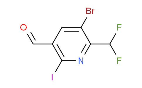 AM123386 | 1804890-78-5 | 3-Bromo-2-(difluoromethyl)-6-iodopyridine-5-carboxaldehyde