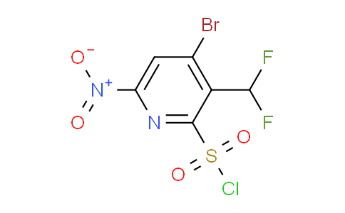 AM123395 | 1805252-19-0 | 4-Bromo-3-(difluoromethyl)-6-nitropyridine-2-sulfonyl chloride
