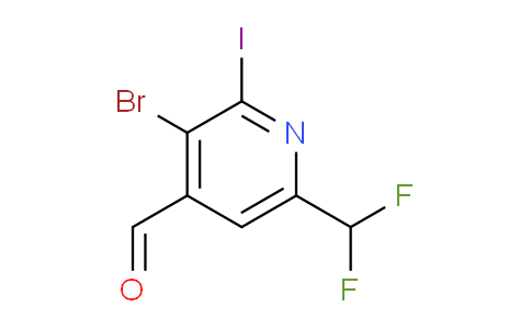 AM123396 | 1805170-39-1 | 3-Bromo-6-(difluoromethyl)-2-iodopyridine-4-carboxaldehyde