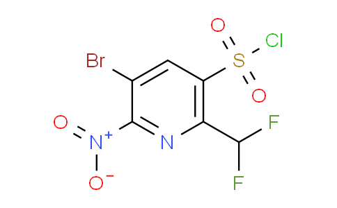 AM123401 | 1806998-62-8 | 3-Bromo-6-(difluoromethyl)-2-nitropyridine-5-sulfonyl chloride