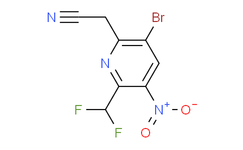 AM123413 | 1806871-00-0 | 5-Bromo-2-(difluoromethyl)-3-nitropyridine-6-acetonitrile