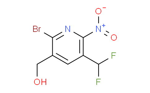 2-Bromo-5-(difluoromethyl)-6-nitropyridine-3-methanol