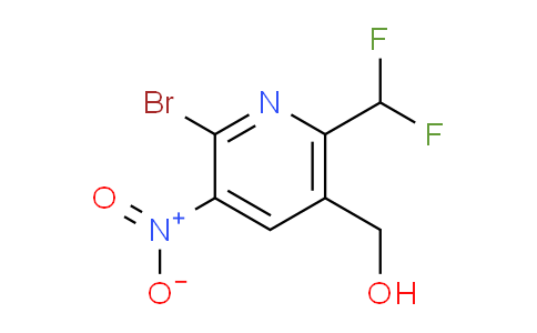 2-Bromo-6-(difluoromethyl)-3-nitropyridine-5-methanol