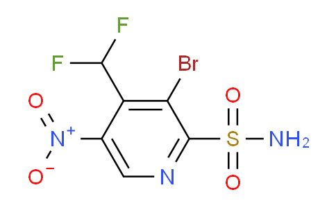 AM123438 | 1804433-60-0 | 3-Bromo-4-(difluoromethyl)-5-nitropyridine-2-sulfonamide