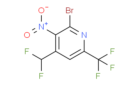 AM123445 | 1806998-84-4 | 2-Bromo-4-(difluoromethyl)-3-nitro-6-(trifluoromethyl)pyridine