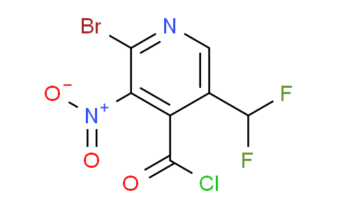 AM123448 | 1805936-30-4 | 2-Bromo-5-(difluoromethyl)-3-nitropyridine-4-carbonyl chloride