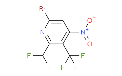 AM123456 | 1805443-28-0 | 6-Bromo-2-(difluoromethyl)-4-nitro-3-(trifluoromethyl)pyridine