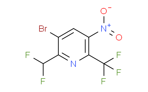AM123461 | 1805443-30-4 | 3-Bromo-2-(difluoromethyl)-5-nitro-6-(trifluoromethyl)pyridine