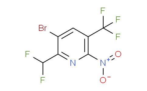 AM123462 | 1805164-39-9 | 3-Bromo-2-(difluoromethyl)-6-nitro-5-(trifluoromethyl)pyridine