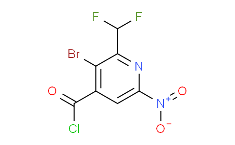 AM123466 | 1805936-40-6 | 3-Bromo-2-(difluoromethyl)-6-nitropyridine-4-carbonyl chloride