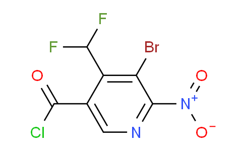 AM123467 | 1805360-08-0 | 3-Bromo-4-(difluoromethyl)-2-nitropyridine-5-carbonyl chloride