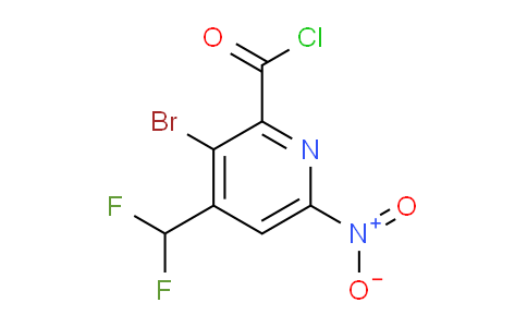 AM123471 | 1805360-10-4 | 3-Bromo-4-(difluoromethyl)-6-nitropyridine-2-carbonyl chloride