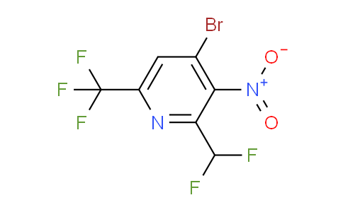 AM123476 | 1805443-34-8 | 4-Bromo-2-(difluoromethyl)-3-nitro-6-(trifluoromethyl)pyridine