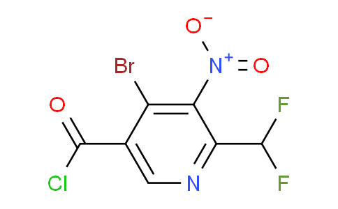 AM123479 | 1805360-13-7 | 4-Bromo-2-(difluoromethyl)-3-nitropyridine-5-carbonyl chloride