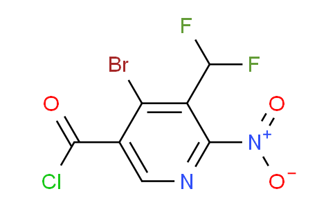 AM123484 | 1804433-51-9 | 4-Bromo-3-(difluoromethyl)-2-nitropyridine-5-carbonyl chloride