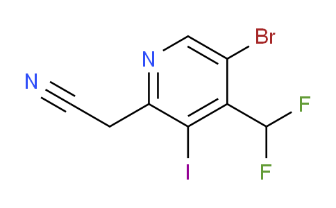AM123485 | 1805243-90-6 | 5-Bromo-4-(difluoromethyl)-3-iodopyridine-2-acetonitrile