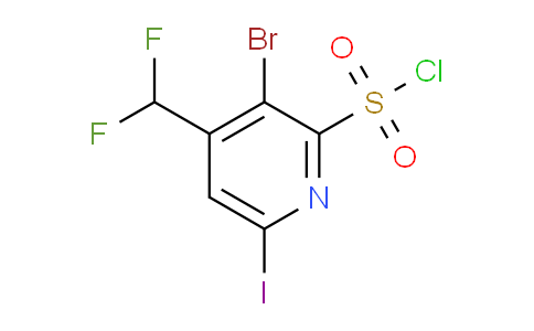 AM123488 | 1807028-04-1 | 3-Bromo-4-(difluoromethyl)-6-iodopyridine-2-sulfonyl chloride