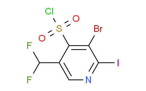 AM123491 | 1805918-63-1 | 3-Bromo-5-(difluoromethyl)-2-iodopyridine-4-sulfonyl chloride