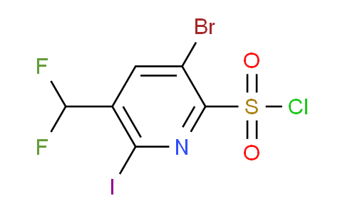 AM123494 | 1805422-21-2 | 3-Bromo-5-(difluoromethyl)-6-iodopyridine-2-sulfonyl chloride