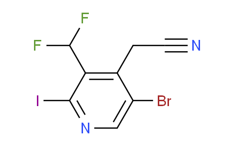 AM123495 | 1805244-35-2 | 5-Bromo-3-(difluoromethyl)-2-iodopyridine-4-acetonitrile
