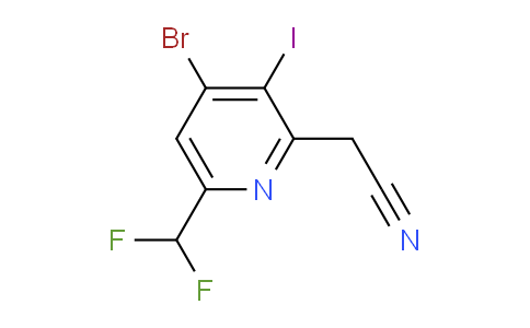 AM123499 | 1805922-97-7 | 4-Bromo-6-(difluoromethyl)-3-iodopyridine-2-acetonitrile