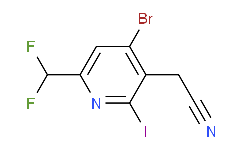 AM123501 | 1805244-53-4 | 4-Bromo-6-(difluoromethyl)-2-iodopyridine-3-acetonitrile
