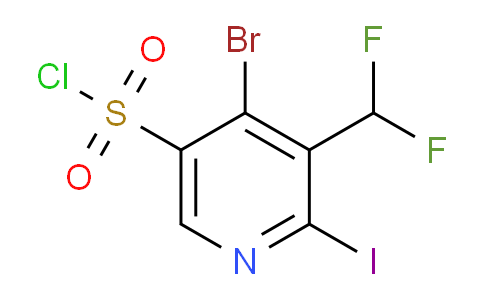 AM123502 | 1805379-33-2 | 4-Bromo-3-(difluoromethyl)-2-iodopyridine-5-sulfonyl chloride