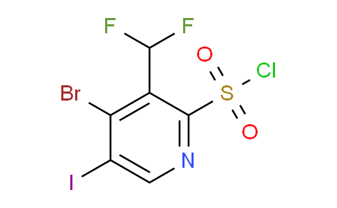 AM123503 | 1804953-10-3 | 4-Bromo-3-(difluoromethyl)-5-iodopyridine-2-sulfonyl chloride