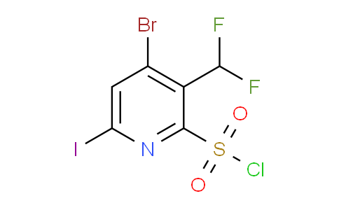 AM123504 | 1805422-31-4 | 4-Bromo-3-(difluoromethyl)-6-iodopyridine-2-sulfonyl chloride