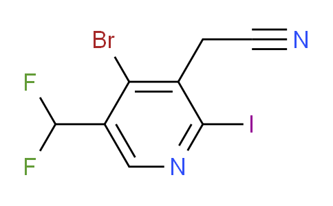 AM123508 | 1805923-15-2 | 4-Bromo-5-(difluoromethyl)-2-iodopyridine-3-acetonitrile