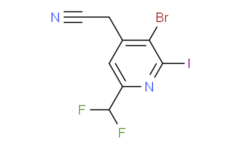 AM123512 | 1805413-62-0 | 3-Bromo-6-(difluoromethyl)-2-iodopyridine-4-acetonitrile