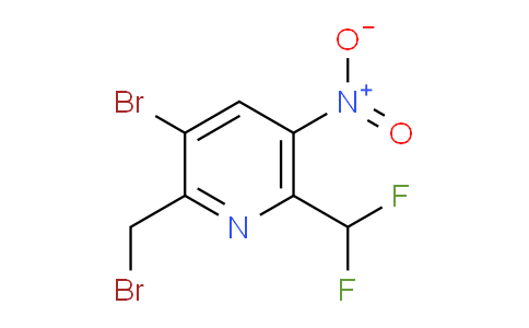 AM123523 | 1805437-59-5 | 3-Bromo-2-(bromomethyl)-6-(difluoromethyl)-5-nitropyridine