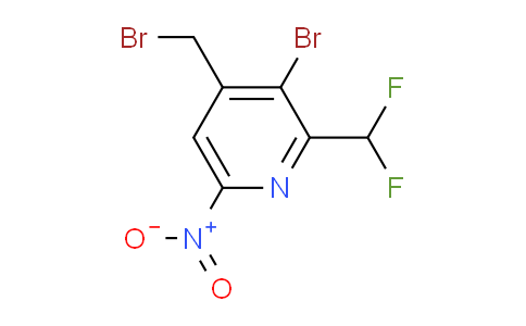 AM123525 | 1805437-66-4 | 3-Bromo-4-(bromomethyl)-2-(difluoromethyl)-6-nitropyridine