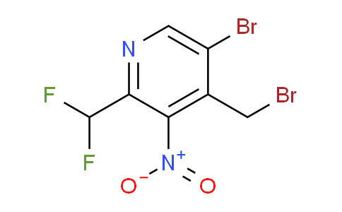 5-Bromo-4-(bromomethyl)-2-(difluoromethyl)-3-nitropyridine