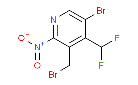 5-Bromo-3-(bromomethyl)-4-(difluoromethyl)-2-nitropyridine