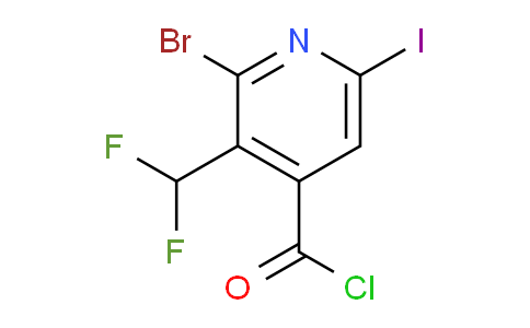 AM123541 | 1805346-85-3 | 2-Bromo-3-(difluoromethyl)-6-iodopyridine-4-carbonyl chloride