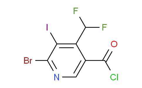 AM123542 | 1804463-67-9 | 2-Bromo-4-(difluoromethyl)-3-iodopyridine-5-carbonyl chloride