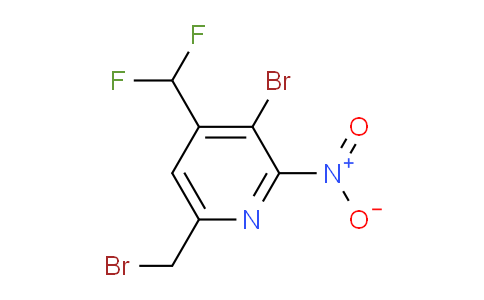 AM123546 | 1804431-23-9 | 3-Bromo-6-(bromomethyl)-4-(difluoromethyl)-2-nitropyridine