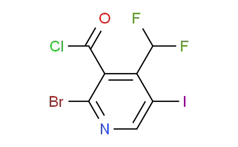 AM123551 | 1806873-95-9 | 2-Bromo-4-(difluoromethyl)-5-iodopyridine-3-carbonyl chloride